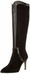 ADRIENNE VITTADINI Women's •Nalani• Tall Boot 9M Black Nappa Leather