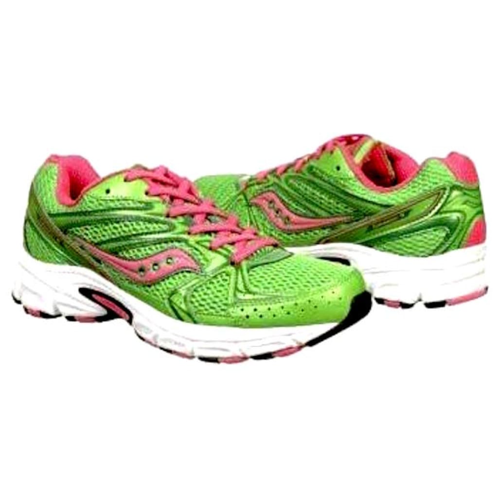 SAUCONY Women's Grid Cohesion 6 -Green/Pink- Running Shoe